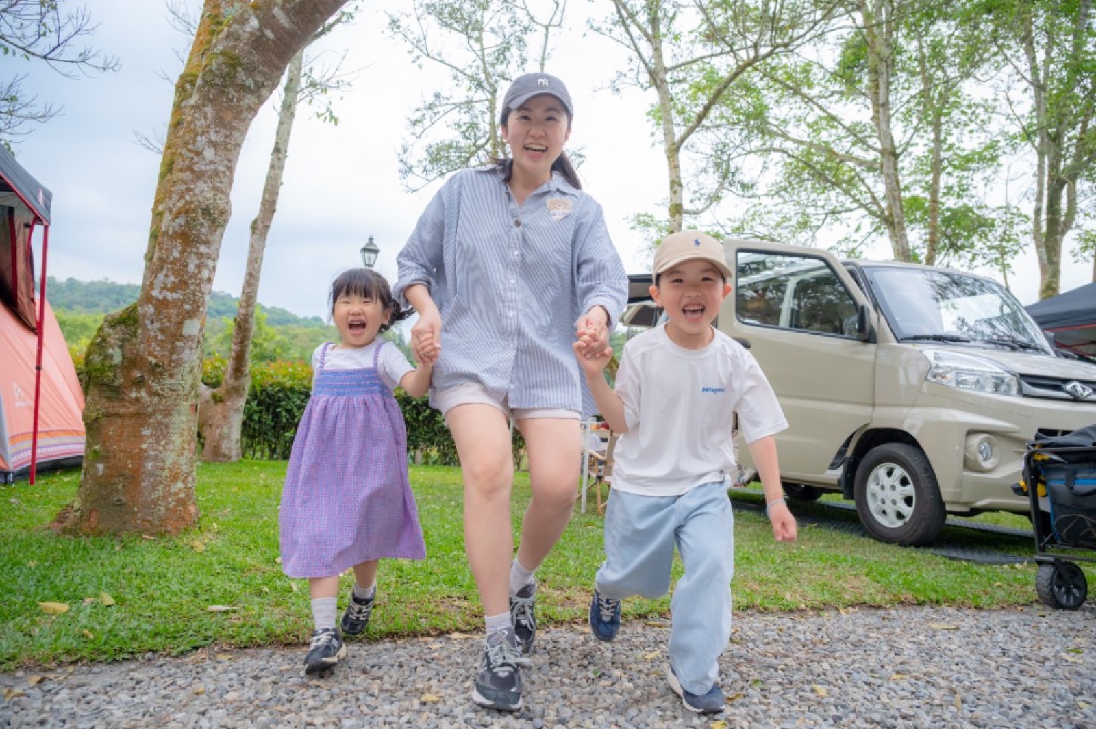 幼兒園畢業照 露營 家庭 旅遊